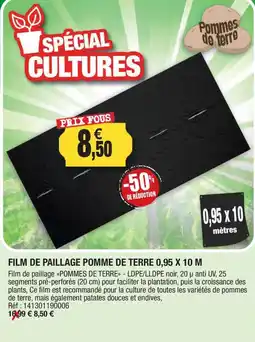 Outiror Film de paillage pomme de terre offre