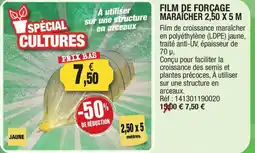 Outiror Film de forçage maraîcher offre