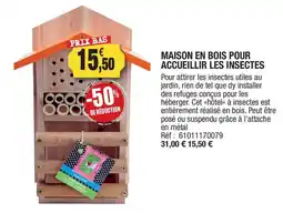 Outiror A happy world INSECTEN HOTEL offre