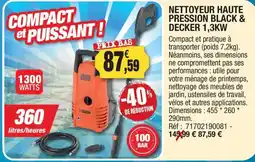 Outiror BLACK & DECKER NETTOYEUR HAUTE PRESSION offre