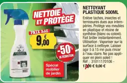 Outiror Gardien Nettoyant plastique offre