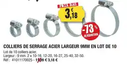 Outiror Colliers de serrage acier offre