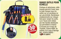 Outiror Range outils pour echelle offre