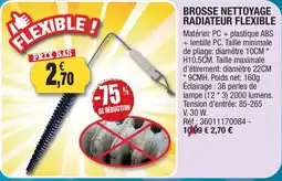 Outiror Brosse nettoyage radiateur flexible offre