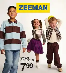 Zeeman Zeeman sweat col polo offre