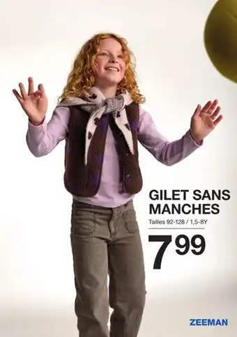 ZEEMAN GILET SANS MANCHES