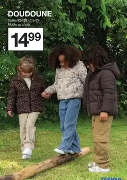 Zeeman ZEEFMAN Doudoune offre