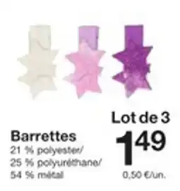 Zeeman Barrettes offre