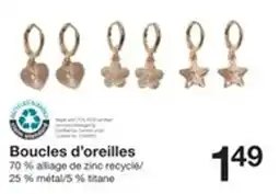 Zeeman Boucles d'oreilles offre