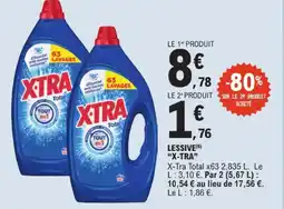 E.Leclerc Xtra lessive total offre
