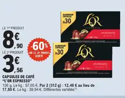 E.Leclerc L'or capsules de café offre