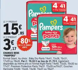 E.Leclerc Pampers changes bébé offre