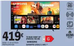 E.Leclerc Samsung tv qled 5506f offre