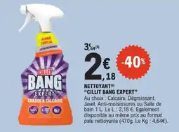 E.Leclerc Cillit bang expert nettoyant offre