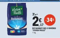 E.Leclerc Vivien paille riz basmati des 5 rivières offre