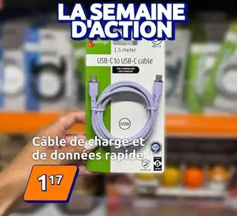 Câble de charge-et de données rapide