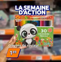 Action Crayons de couleur offre