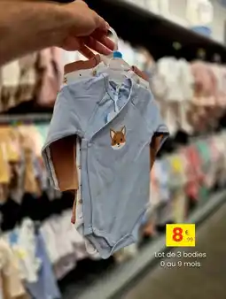 Stokomani Lot de 3 bodies offre