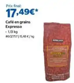 Costco Nescafé - café en grains expresso offre