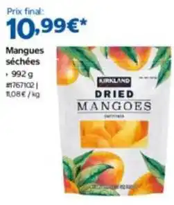 Costco Kirkland - mangues sechees offre