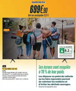 Proxi Confort Tcl - tv qd mini-led 4k offre