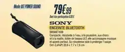 Proxi Confort Sony - enceinte bluetooth offre
