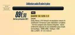 Proxi Confort Tcl - barre de son 2.0 offre