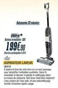 Proxi Confort Bissel - aspirateur laveur 3641n offre