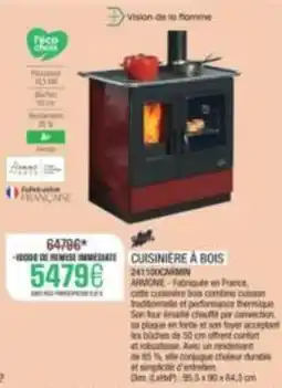 Extra Piccolia - cuisinière à bois offre