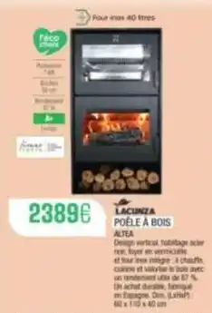 Extra Durable - lacunza poêle a bois offre