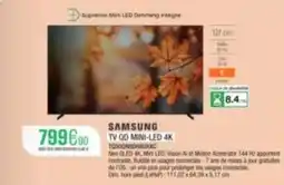 Extra Samsung - tv qo mini-led 4k offre