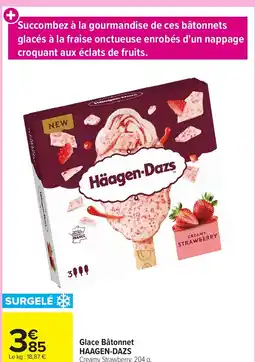 Carrefour Market HAAGEN-DAZS Glace Bâtonnet offre