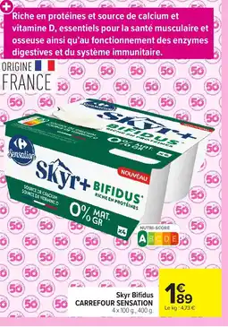 Carrefour Market CARREFOUR SENSATION Skyr Bifidus offre