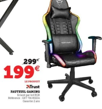 Super U Fauteuil Gaming offre