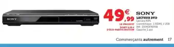 Super U Lecteur DVD offre