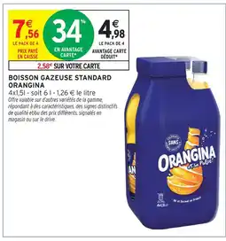 Intermarché Hyper Orangina boisson gazeuse standard offre