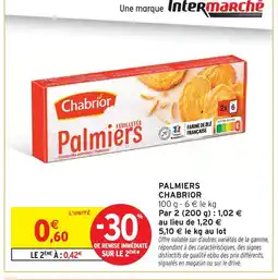 Intermarché Hyper Chabrior palmiers offre