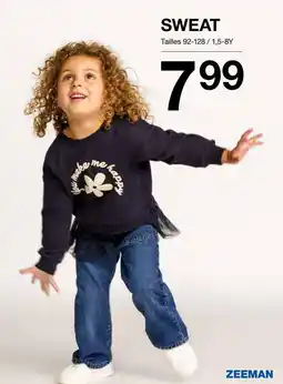 Zeeman Sweat offre
