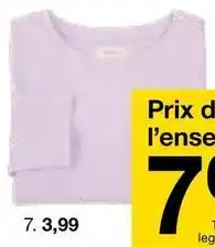 Zeeman Tee-shirt offre