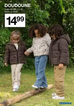 Zeeman Doudoune offre