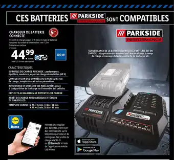 Lidl Chargeur De Batterie Connectè offre