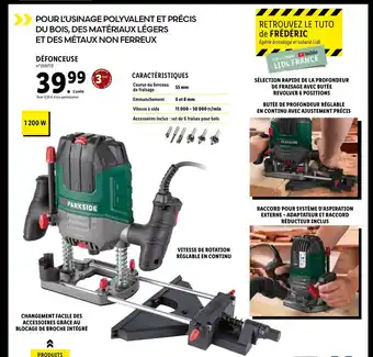 Lidl Dèfonceuse offre
