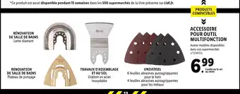 Lidl Accessoire Pour Outil Multifonction offre