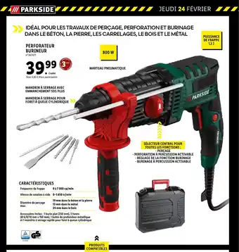 Lidl Perforateur Burineur offre