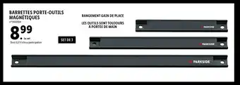 Lidl Barrettes Porte-Outils Magnètiques offre