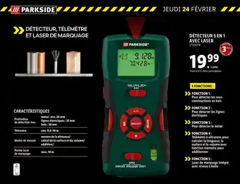 Lidl Dètecteur 5 En 1 Avec Laser offre