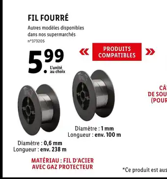 Lidl Fil Fourrè offre