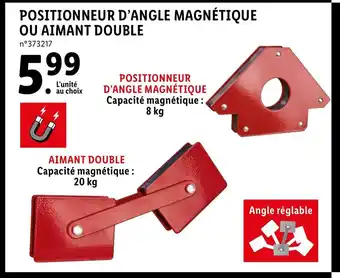 Lidl Positionneur D'Angle Magnètique Ou Aimant Double offre