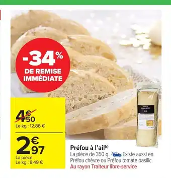 Carrefour Market Préfou A L'ail offre