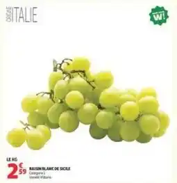 Auchan Supermarché Raisin blanc de sigle offre
